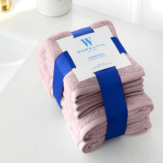 Essentials Cotton Hand Towel and Washcloth Set