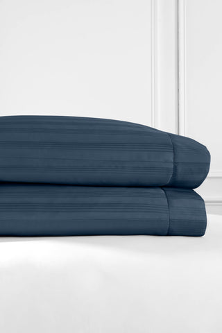 Supreme Egyptian Cotton Striped Pillowcase Set