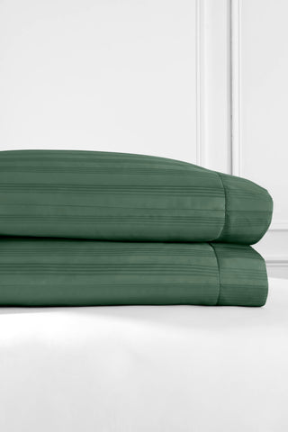 Supreme Egyptian Cotton Striped Pillowcase Set