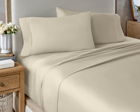 Wamsutta Essentials Cotton Sheet Set - King - Cloud Pink