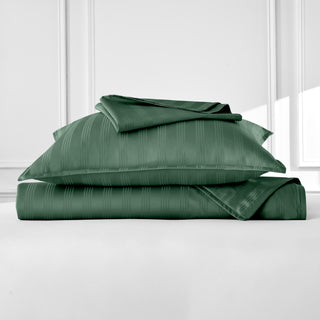Supreme Egyptian Cotton Striped Duvet Set