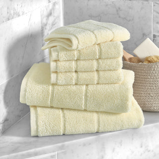 Supreme Egyptian Cotton Hand Towel & Washcloth Set