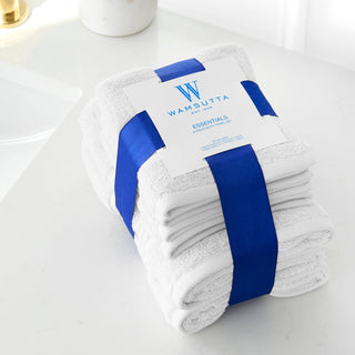 Essentials Cotton Hand Towel and Washcloth Set