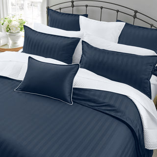 Supreme Egyptian Cotton Striped Duvet Set