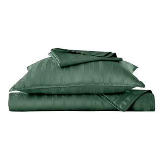 Supreme Egyptian Cotton Striped Comforter Set