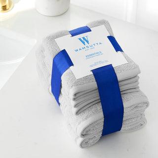 Essentials Cotton Hand Towel and Washcloth Set