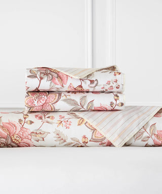 Essentials Cotton Darcy Jacobean Duvet Cover Set