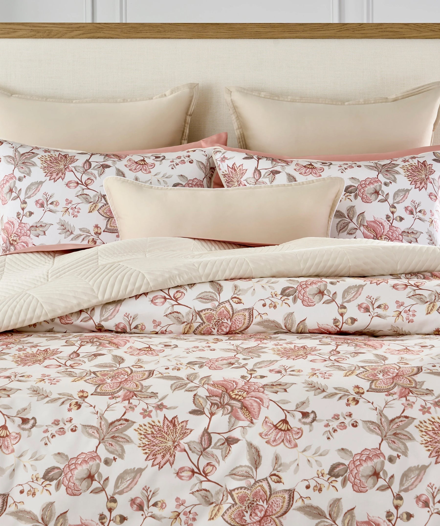 Essentials Cotton Darcy Jacobean Duvet Cover Set