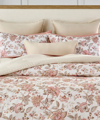 Essentials Cotton Darcy Jacobean Duvet Cover Set
