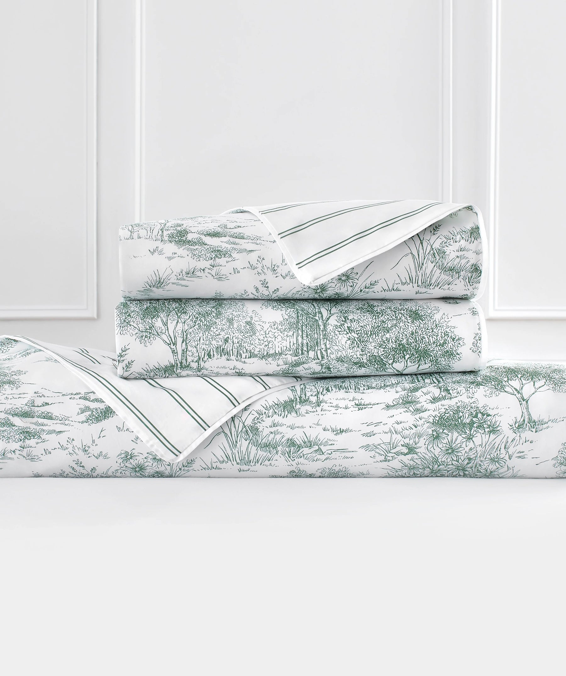 "Original" Percale Garden Toile Duvet Cover Set