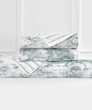 "Original" Percale Garden Toile Duvet Cover Set