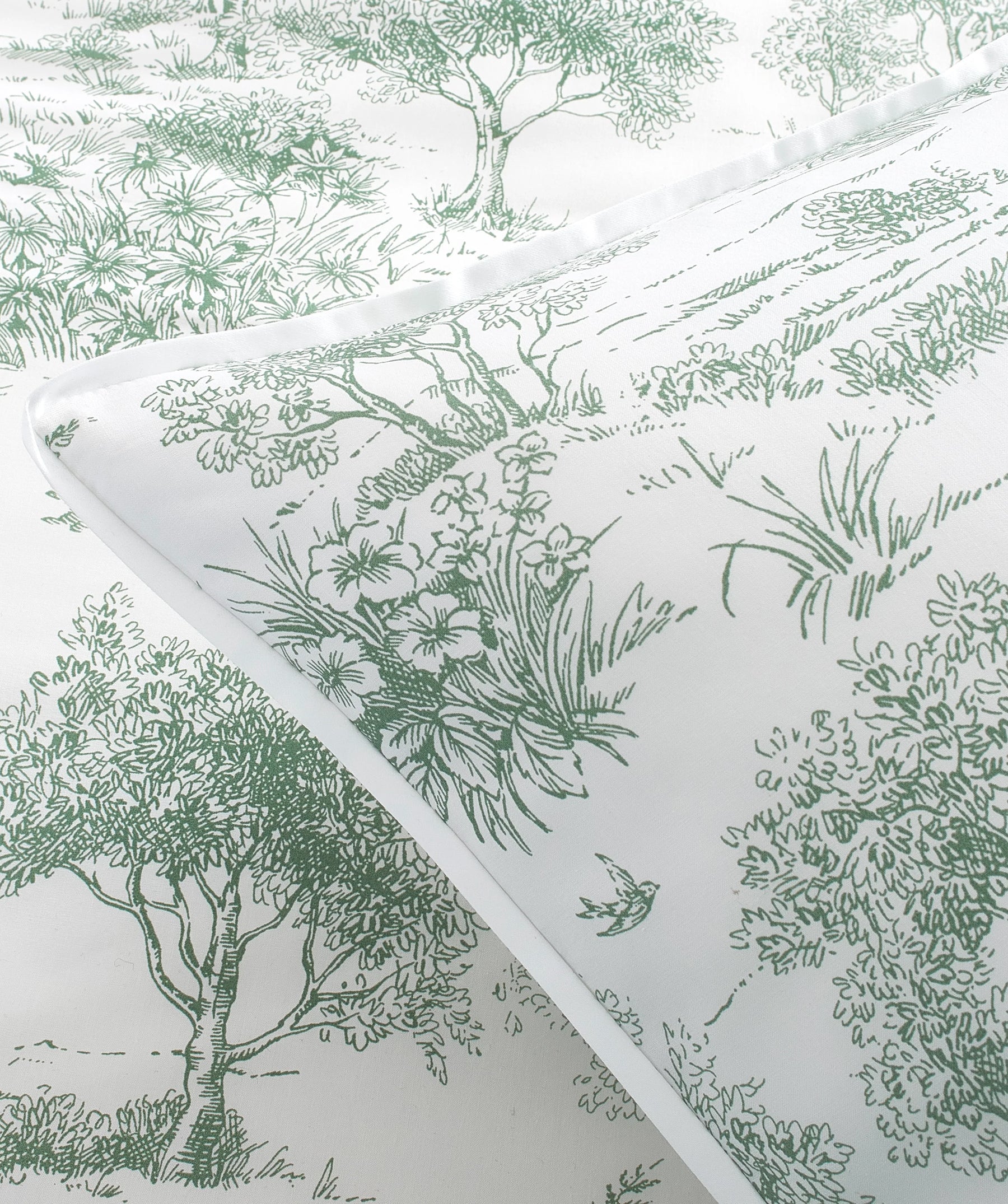 "Original" Percale Garden Toile Duvet Cover Set