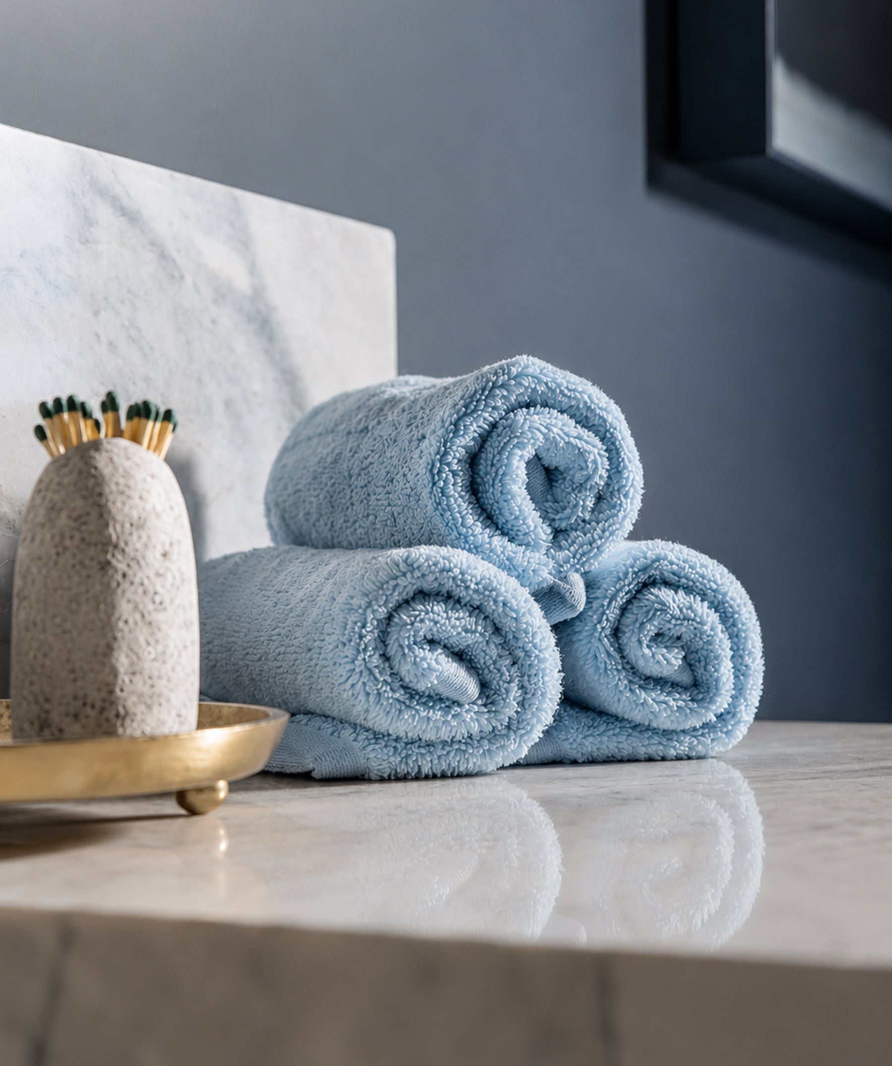 Supreme Egyptian Cotton Hand Towel & Washcloth Set