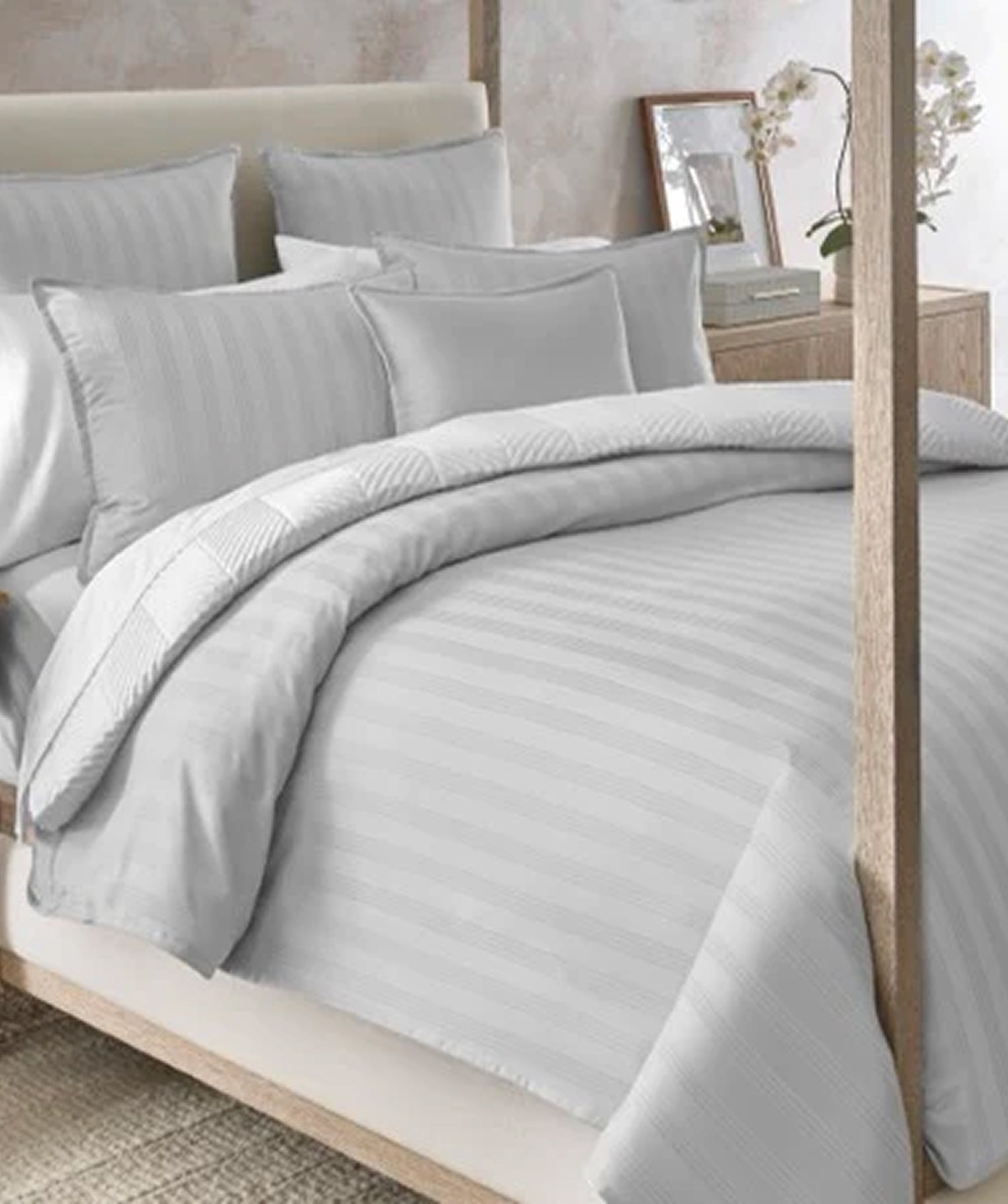 Supreme Egyptian Cotton Striped Comforter Set