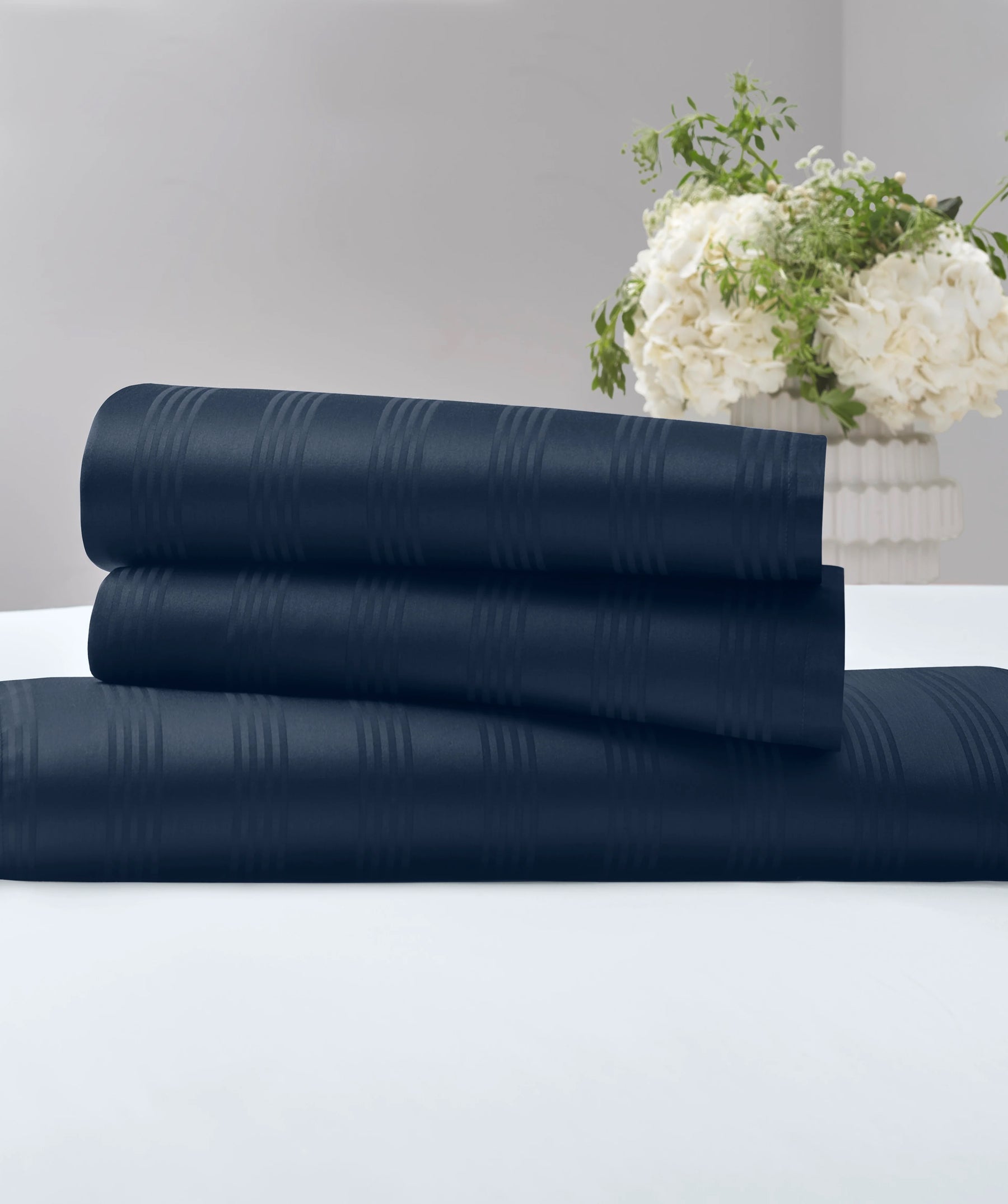 Supreme Egyptian Cotton Striped Duvet Cover Set