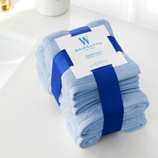Essentials Cotton Hand Towel and Washcloth Set