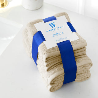 Essentials Cotton Hand Towel and Washcloth Set