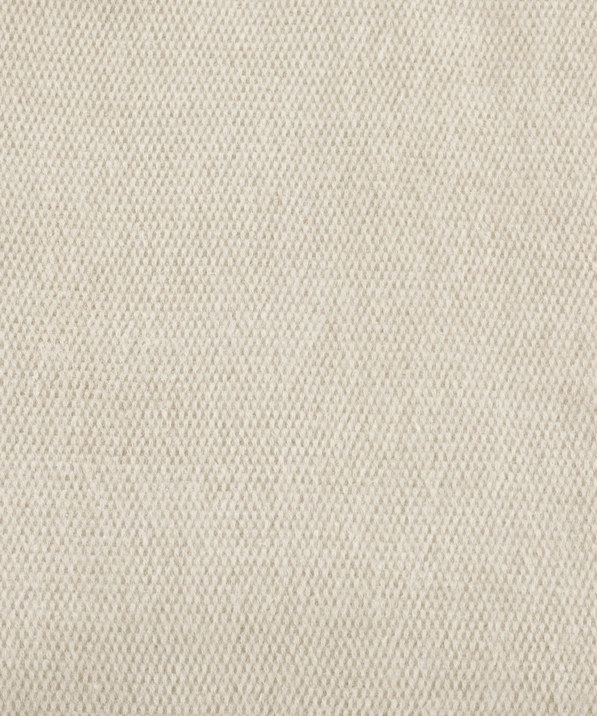A close-up of a woven fabric texture in a light cream or off-white color, showing the detailed weave pattern.