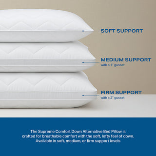 Supreme Comfort Down Alternative Bed Pillow - Firm