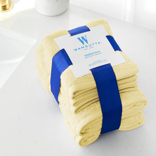 Essentials Cotton Hand Towel and Washcloth Set