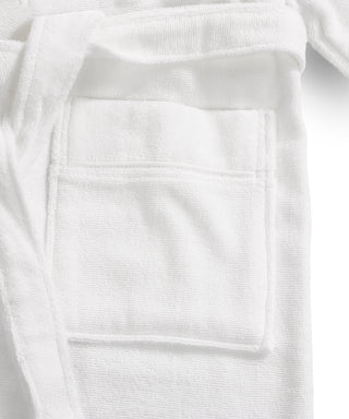 Close-up of the white robe pocket.
