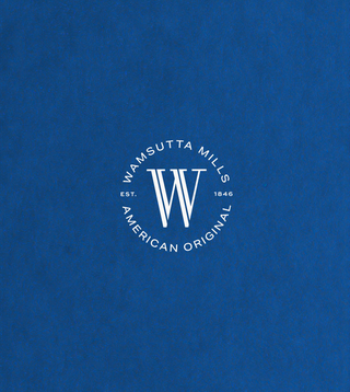 Wamsutta Mills American Original seal, established 1846